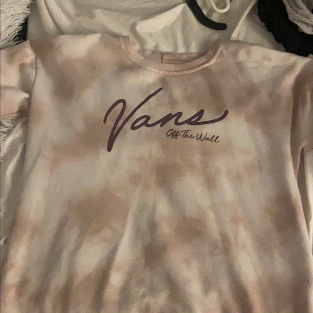 Vans pink crew neck